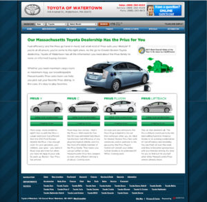 toyota-of-watertown-prius-landing-page-with-copy