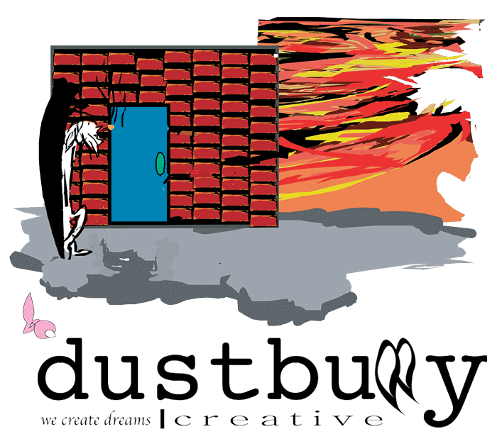 Dustbunny Creative: Full Logo w/ Icon, Image & text